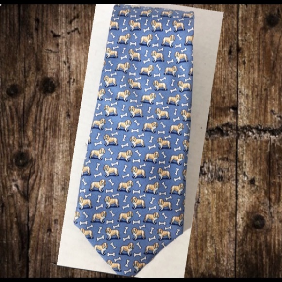 Vineyard Vines Other - Vineyard Vines silk tie King Charles Spaniel dogs